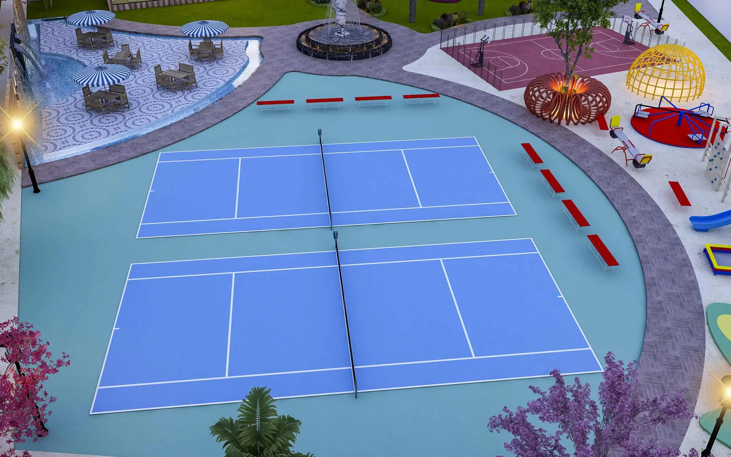 Tennis and Badminton Ground
